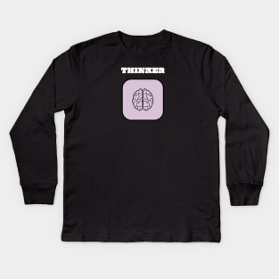 Thinker Kids Long Sleeve T-Shirt